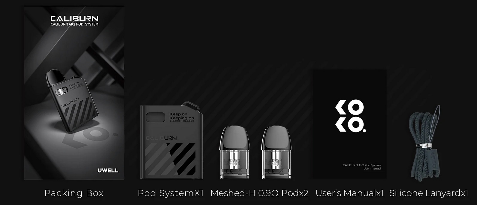 uwell-caliburn-ak2-elektronicka-cigareta-520mah-baleni