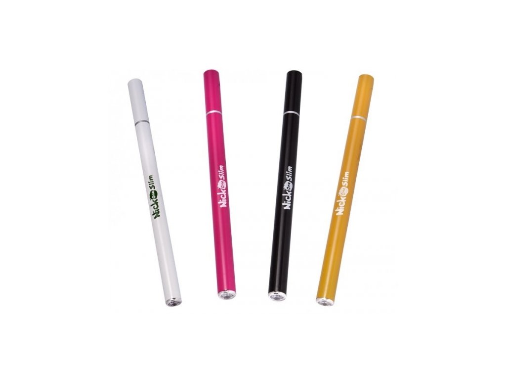 Nick One Slim jednorázová elektronická cigareta 90mAh Strawberry Menthol  (Jahoda a mentol) 16mg