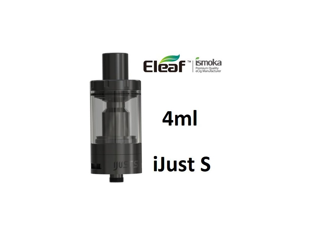 iSmoka-Eleaf iJust S clearomizér EC 0,3ohm černý