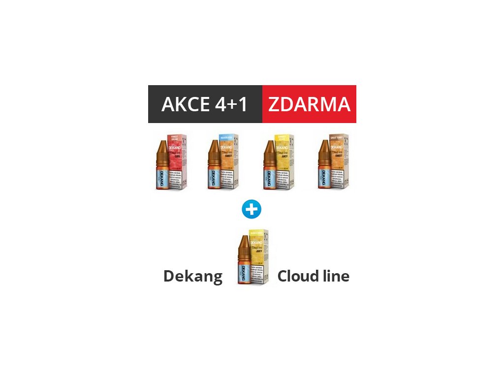 dekang cloud line 10ml akce 4+1 zdarma
