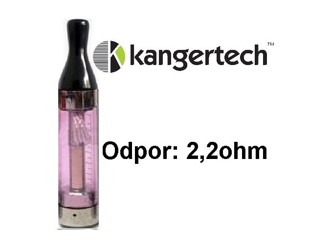 kangertech cct2 clearomizer 24ml 22ohm purple fialovy