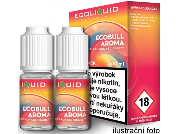 e liquid ecoliquid premium 2pack ecobull 2x10ml energeticky napoj