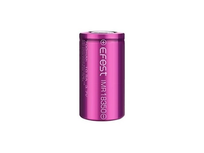 efest baterie typ 18350 700mah 10,5a imr