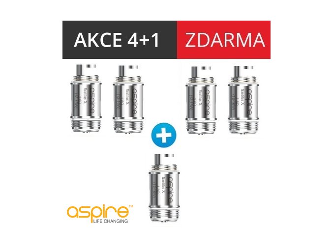 zhavici hlava aspire nautilus x 18ohm 4+1 zdarma