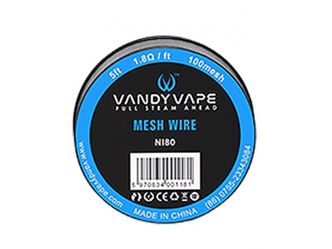 vandy vape mesh ni80 167m odporovy drat