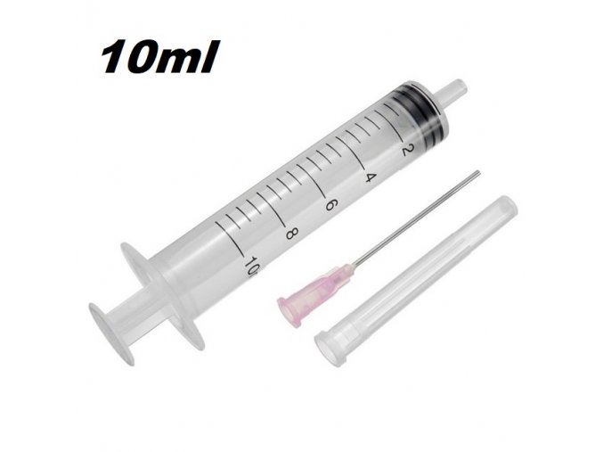 injekcni strikacka s jehlou 10ml pro elektronicke cigarety