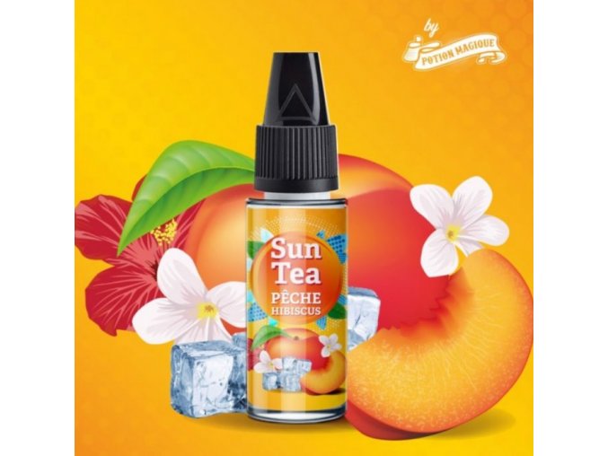 prichut aroma do baze sun tea 10ml peche hibiscus