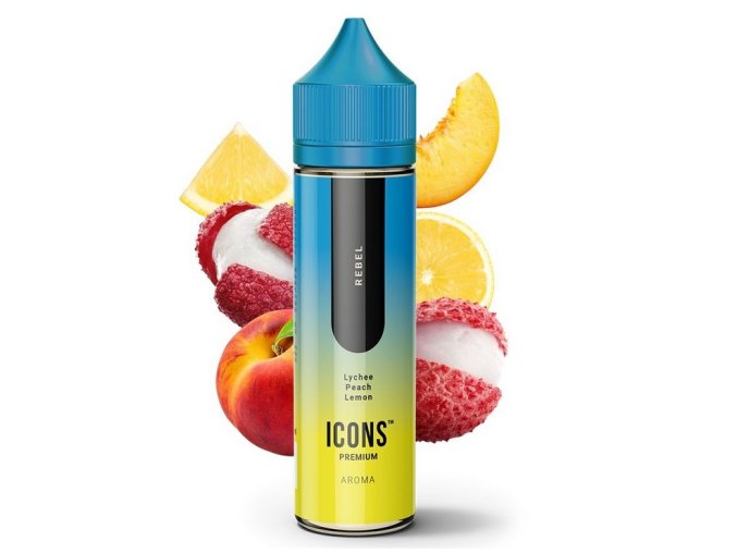 prichut provape icons rebel lici broskev citron 10ml