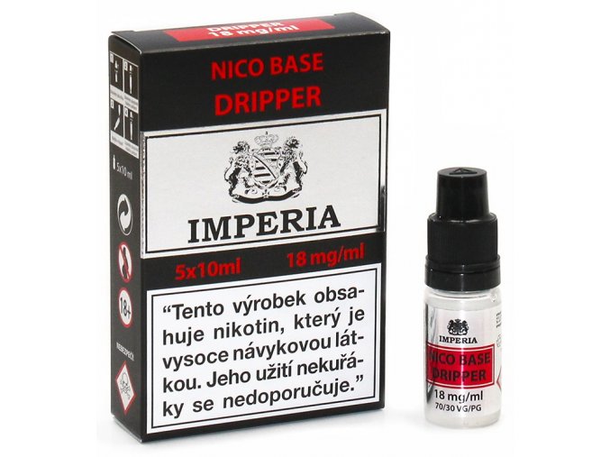 dripper baze imperia pg30 vg70 18mg 5ks 5x10ml