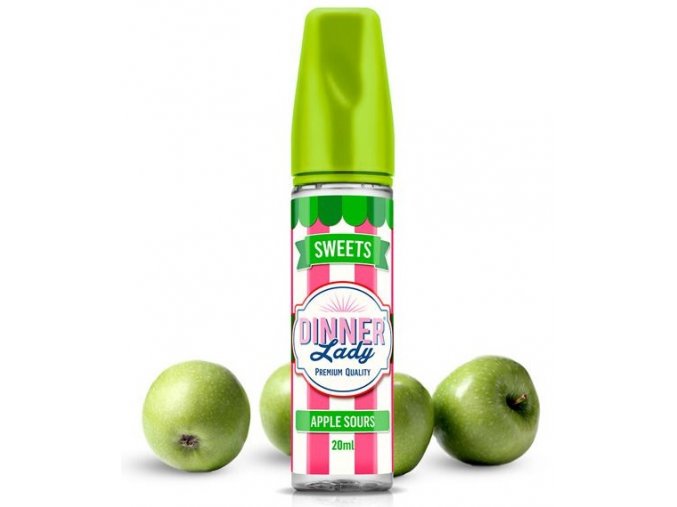 prichute dinner lady apple sours shake and vape 20ml
