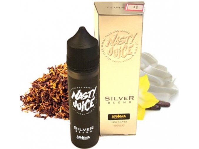 premiova prichut nasty juice tobacco sv 20ml tobacco silver