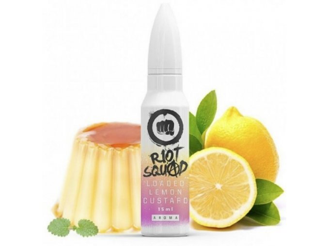 prichut riot squad shake and vape loaded lemon custard 20ml