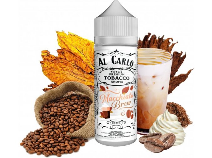 prichut al carlo shake and vape 15ml macchiato brew