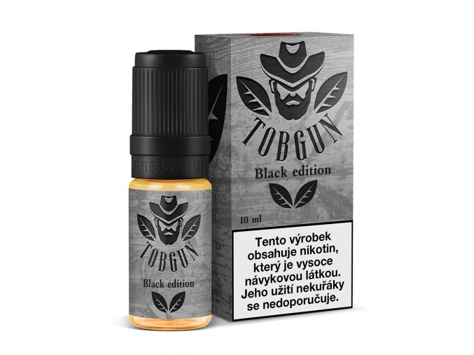 tabakovy e liquid tobgun black 10ml