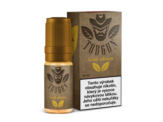 tabakovy e liquid tobgun gold 10ml