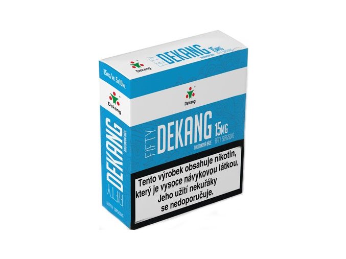 nikotinova baze dekang fifty 5x10ml pg50 vg50 15mg