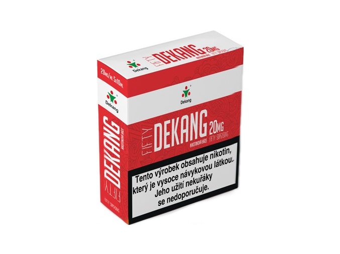 nikotinova baze dekang fifty 5x10ml pg50 vg50 20mg