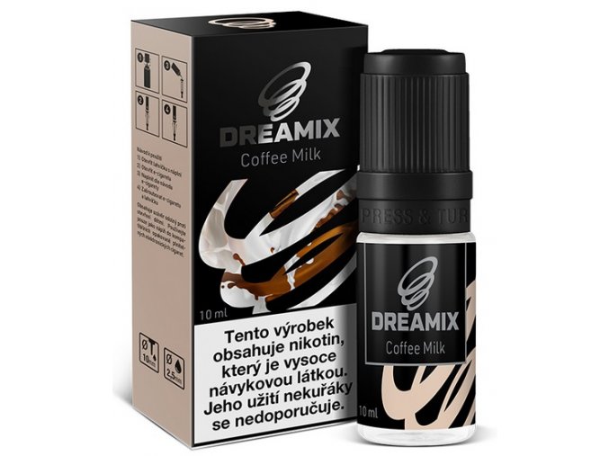 e liquid dreamix coffee milk 10ml