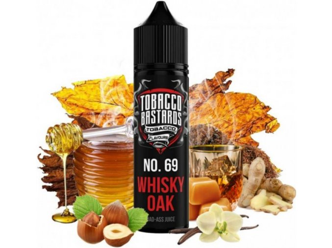 prichut flavormonks tobacco bastards shake and vape 20ml no69 whiskey oak