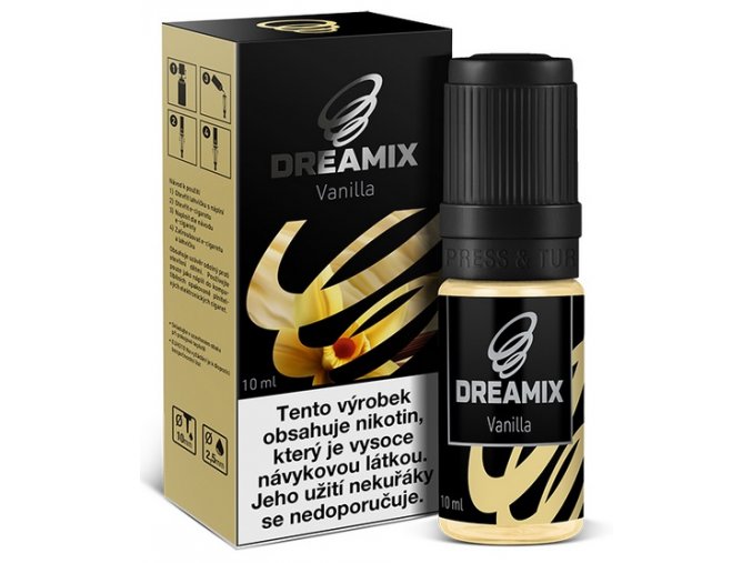 e liquid dreamix vanilla 10ml vanilka