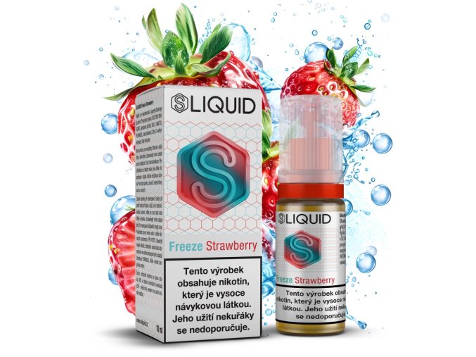 e liquid sliquid salt freeze strawberry 10ml 10mg 20mg