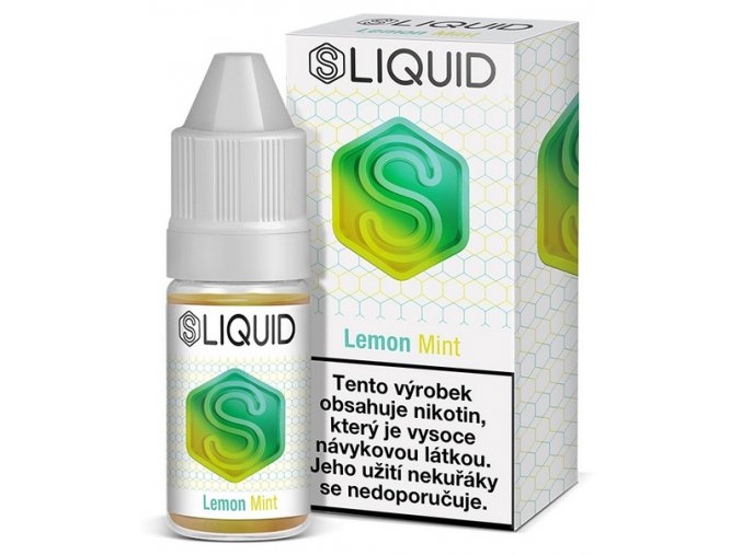 eliquid sliquid 10ml lemon mint 10mg 20mg