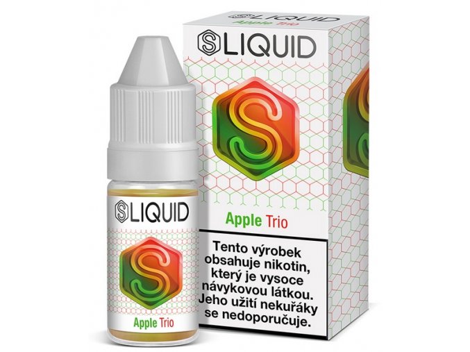 eliquid sliquid 10ml apple trio 10mg 20mg