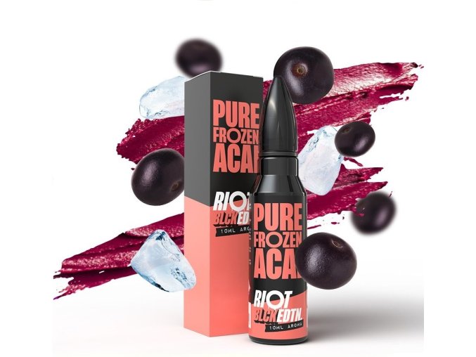 prichut riot squad shake and vape blck edtn pure frozen acai 10ml