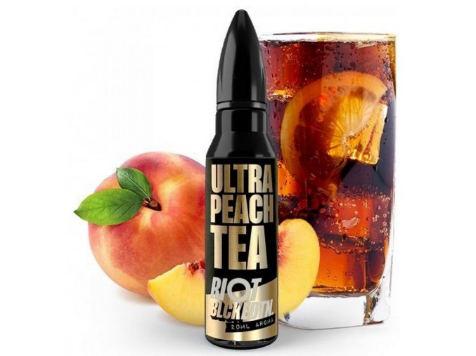 prichut riot shake and vape ultra peach tea 20ml