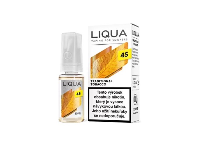 e liquid liqua 4s traditional tobacco 10ml 18mg