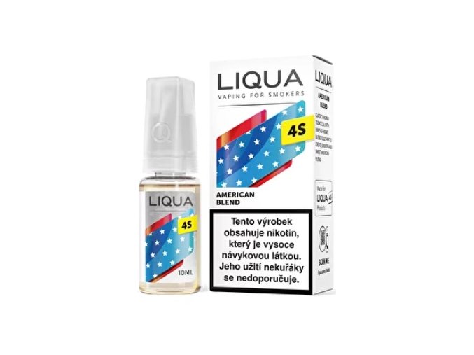 e liquid liqua 4s american blend 10ml 18mg