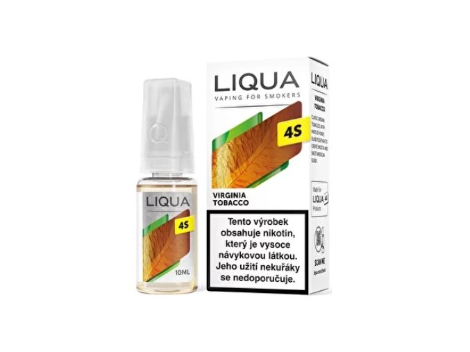 e liquid liqua 4s virginia tobacco 10ml 18mg