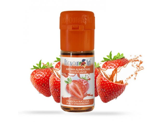 prichut flavourart stavnata jahoda juicy strawberry 10ml