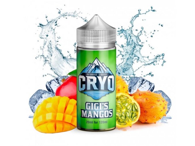 prichut Infamous cryo gigis mangos mango a kiwano 20ml