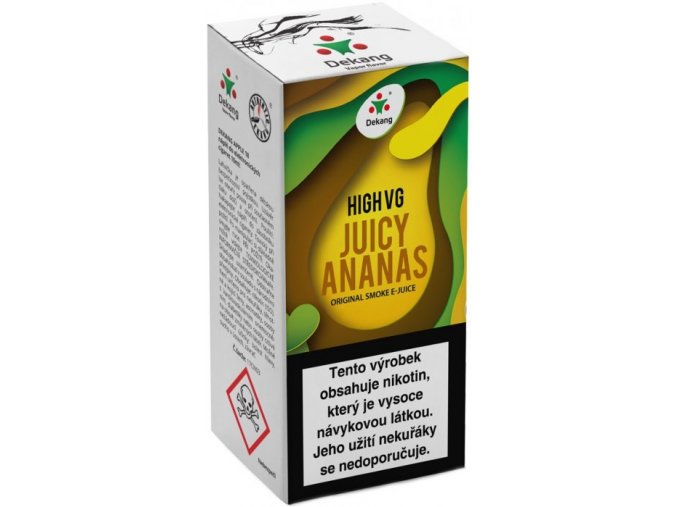 liquid dekang high vg juicy ananas stavnaty ananas 10ml