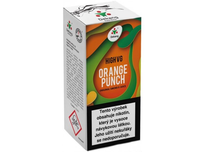 liquid dekang high vg orange punch sladky pomeranc 10ml