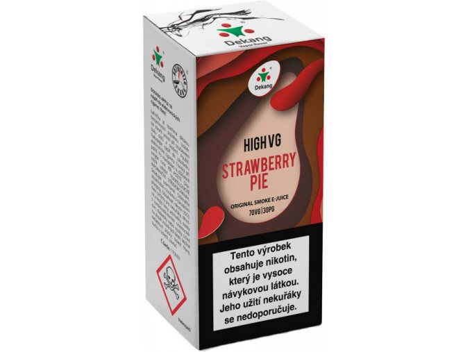 liquid dekang high vg strawberry pie jahodovy kolac 10ml