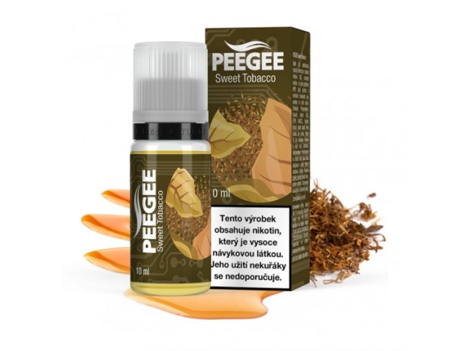 e liquid peegee sladky tabak sweet tobacco 10ml