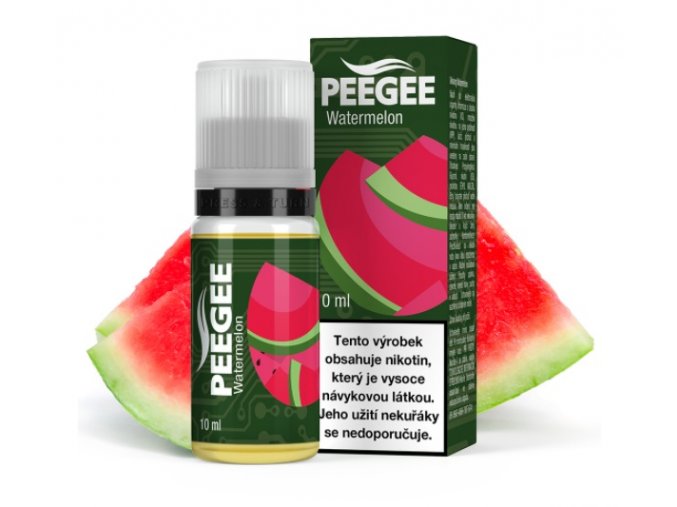 e liquid peegee vodni meloun watermelon 10ml