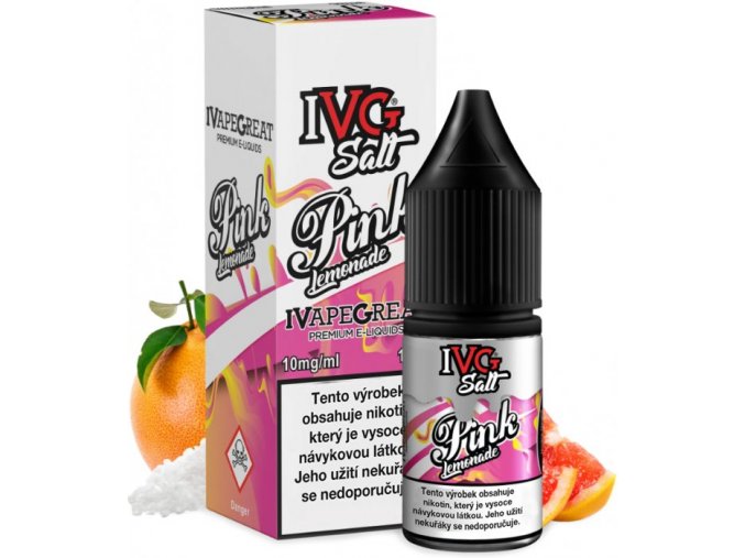 e liquid ivg salt pink lemonade 10ml 10mg 20mg