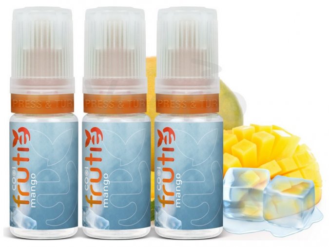 e liquid frutie cool mango 3x10ml