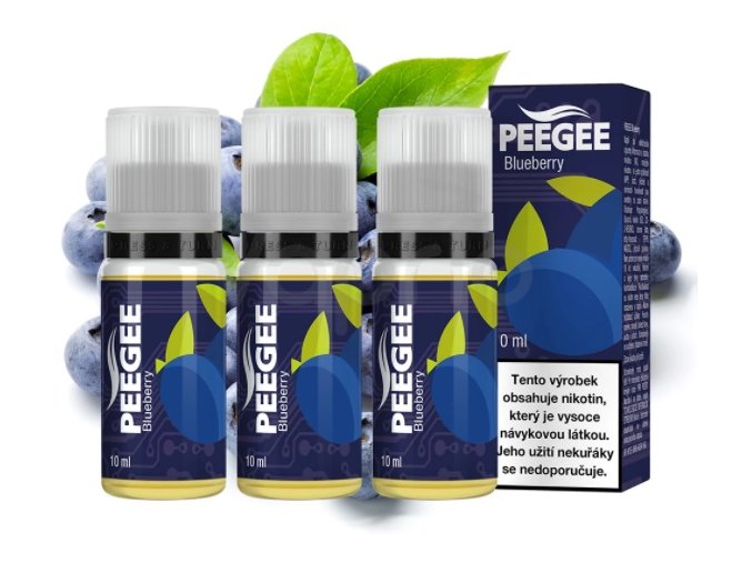 e liquid peegee boruvka blueberry 3x10ml