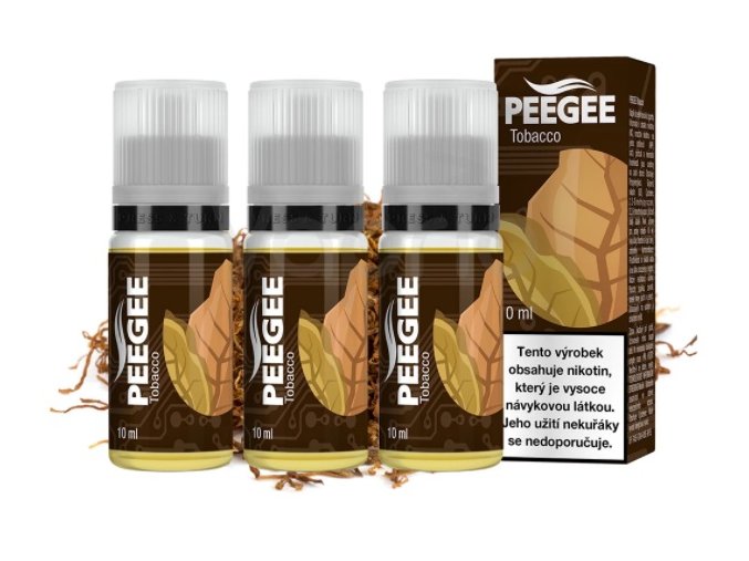 e liquid peegee cisty tabak tobacco 3x10ml