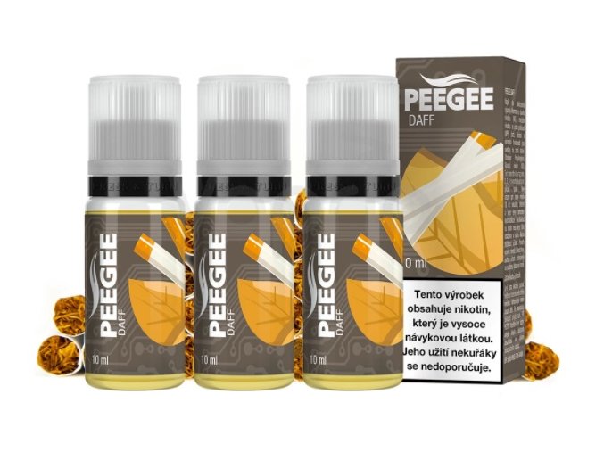 e liquid peegee daff 3x10ml