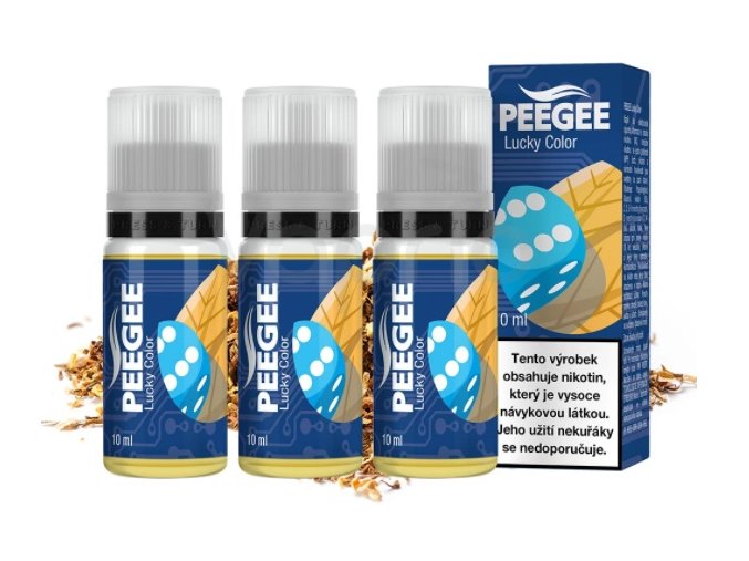 e liquid peegee lucky color 3x10ml