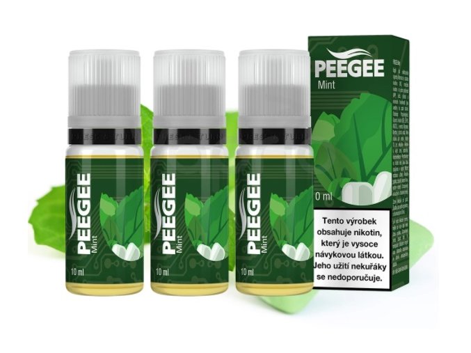 e liquid peegee mata mint 3x10ml