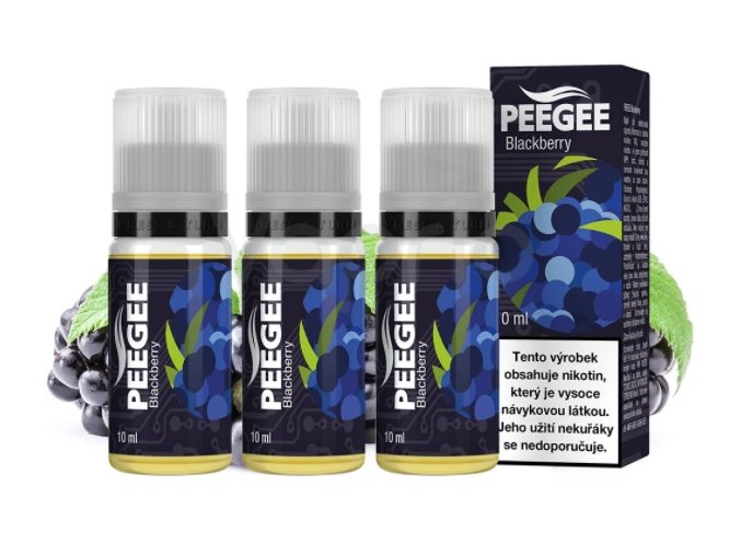 e liquid peegee ostruzina blackberry 3x10ml