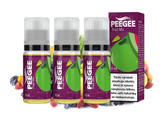 e liquid peegee ovocna smes fruit mix 3x10ml