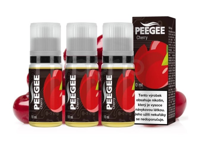 e liquid peegee visen cherry 3x10ml