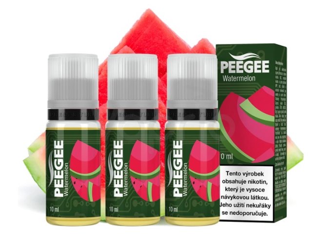 e liquid peegee meloun watermelon 3x10ml